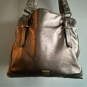 The Sak Gold- Metallic Silver hobo bag